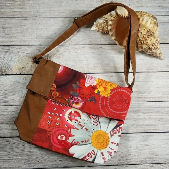 Desigual Handbags - DESIGUAL Tropicana Ibiza Purse Daisy First Love